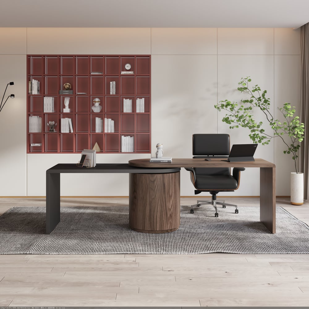 Otázky a odpovědi pro Stůl ve tvaru L se zásuvkami, 59,8 palcový moderní otočný kancelářský stůl