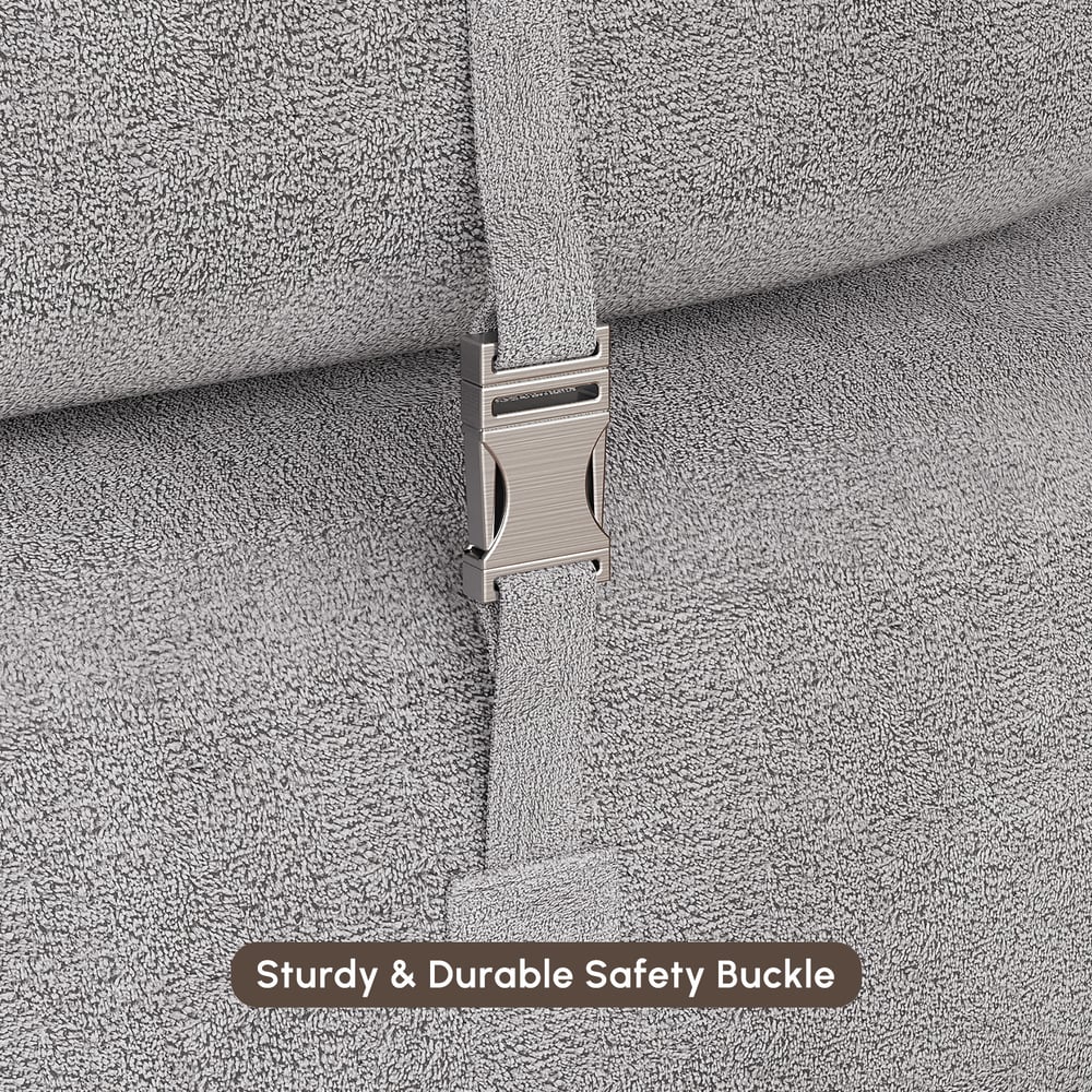 King 3-Seater Velvet Convertible Futon Sofa Bed window image