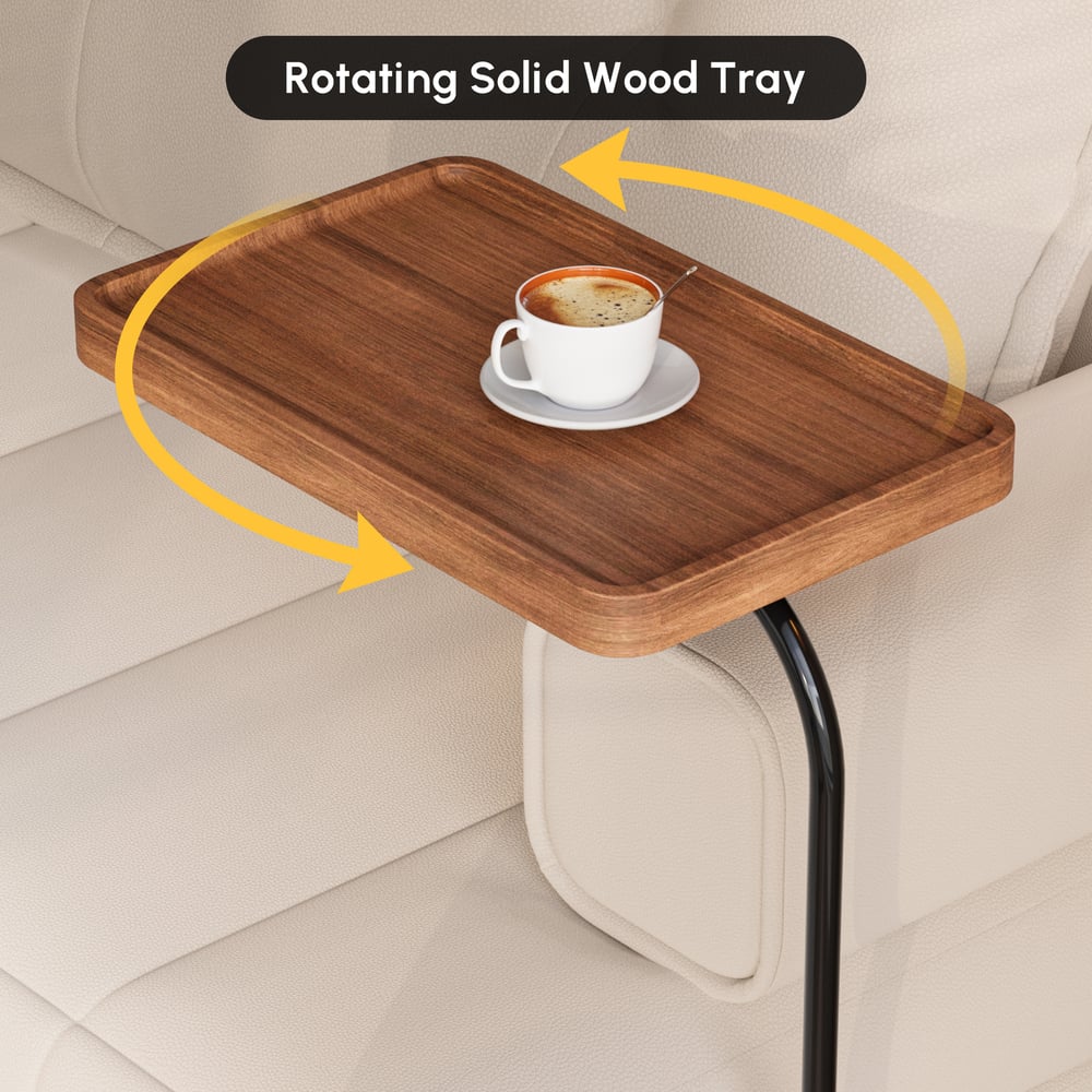 Futon convertible 3 places en cuir Performance Queen avec table d'appoint image de fenêtre