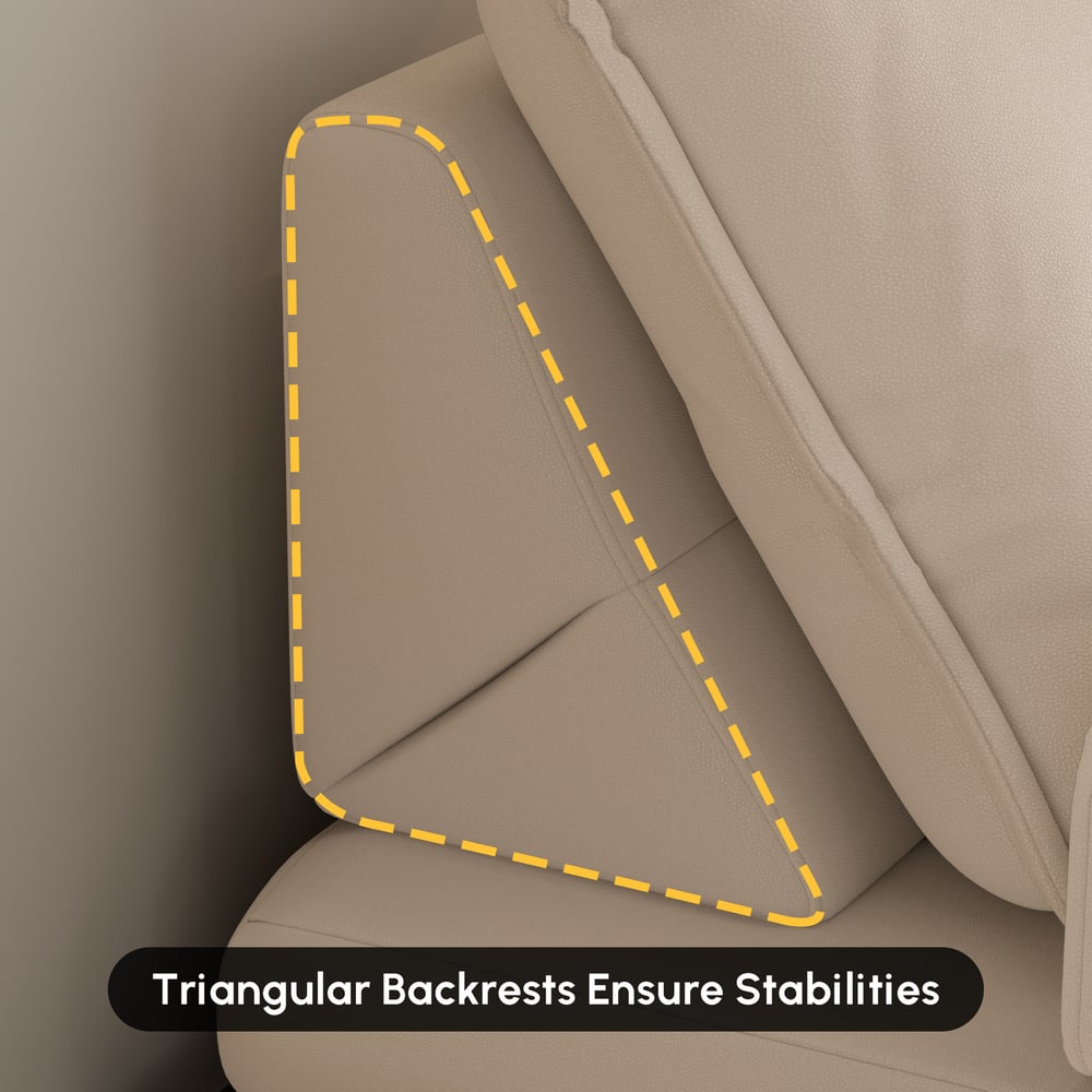 Futon convertible 3 places en cuir Performance Queen avec table d'appoint image de fenêtre