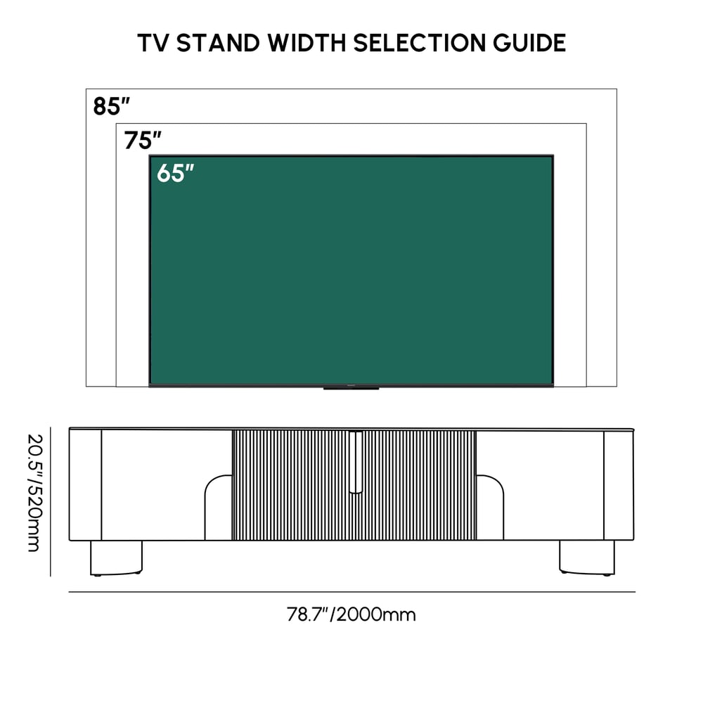Artus 2000mm Sintered Stone Top Beige & Gold TV Stand with 4 Doors and Storage weights dimensions image