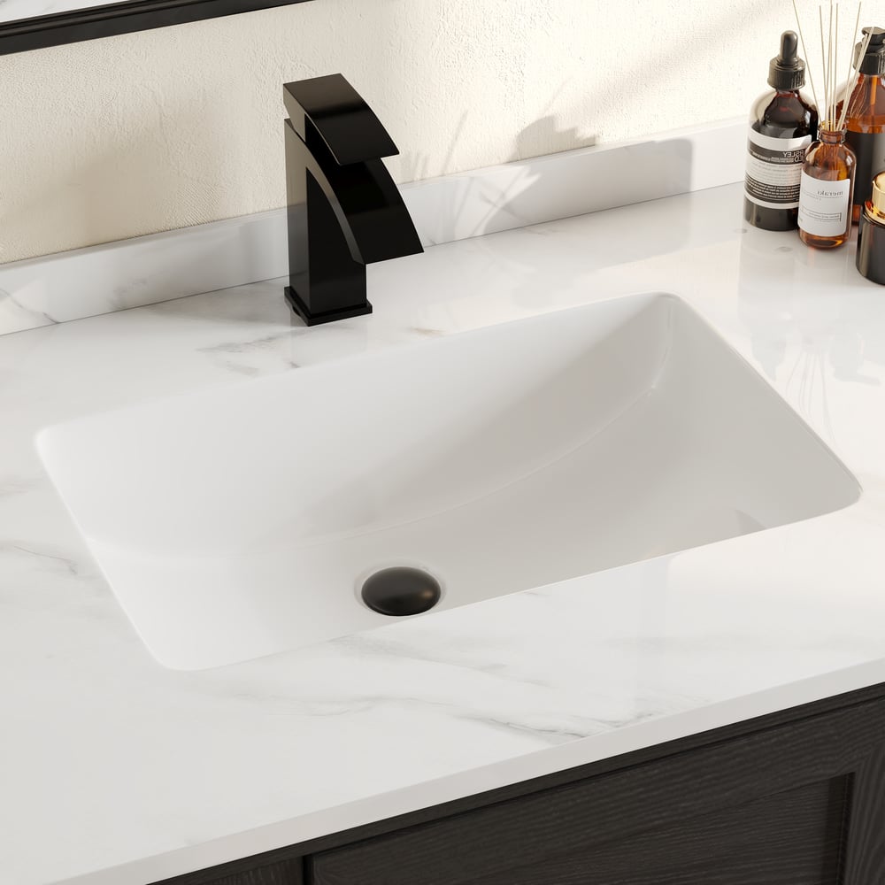 1070mm Arune Black Bathroom Vanity with Arched Glass Doors, Drawers and Light window image