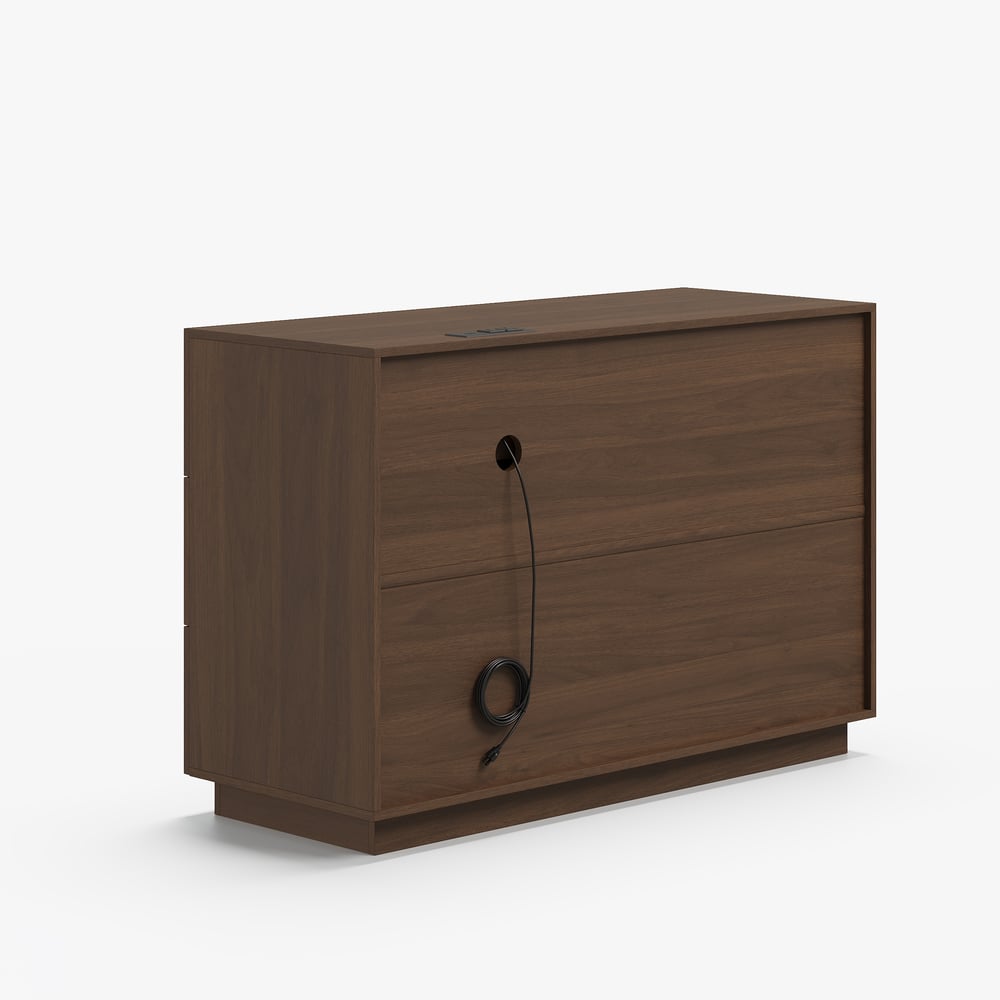 Krila 1200mm Modern Natural 6-Drawer Dresser with Charging Station window image