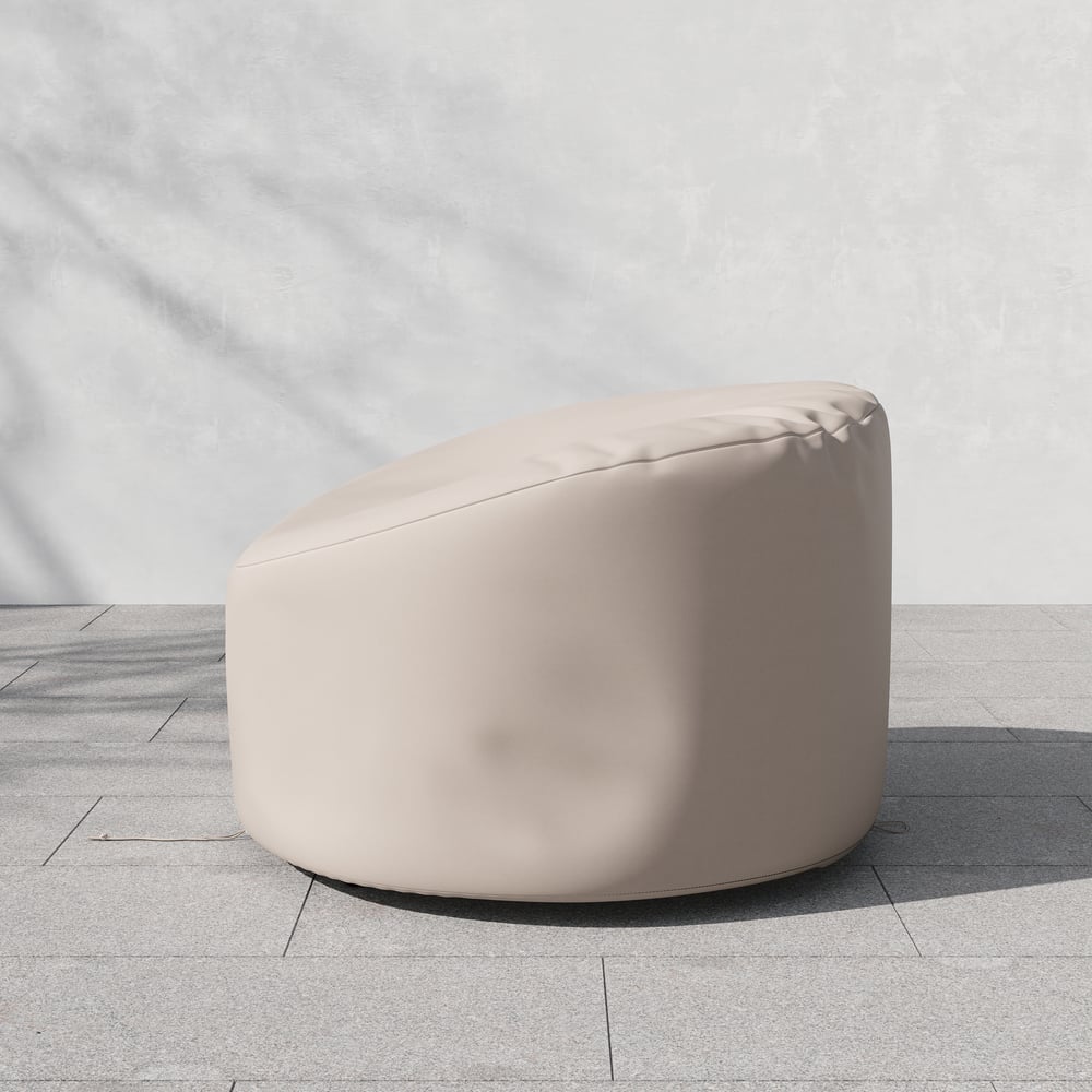 600D Tough Canvas Waterproof Outdoor Patio Furniture Covers in Beige window image