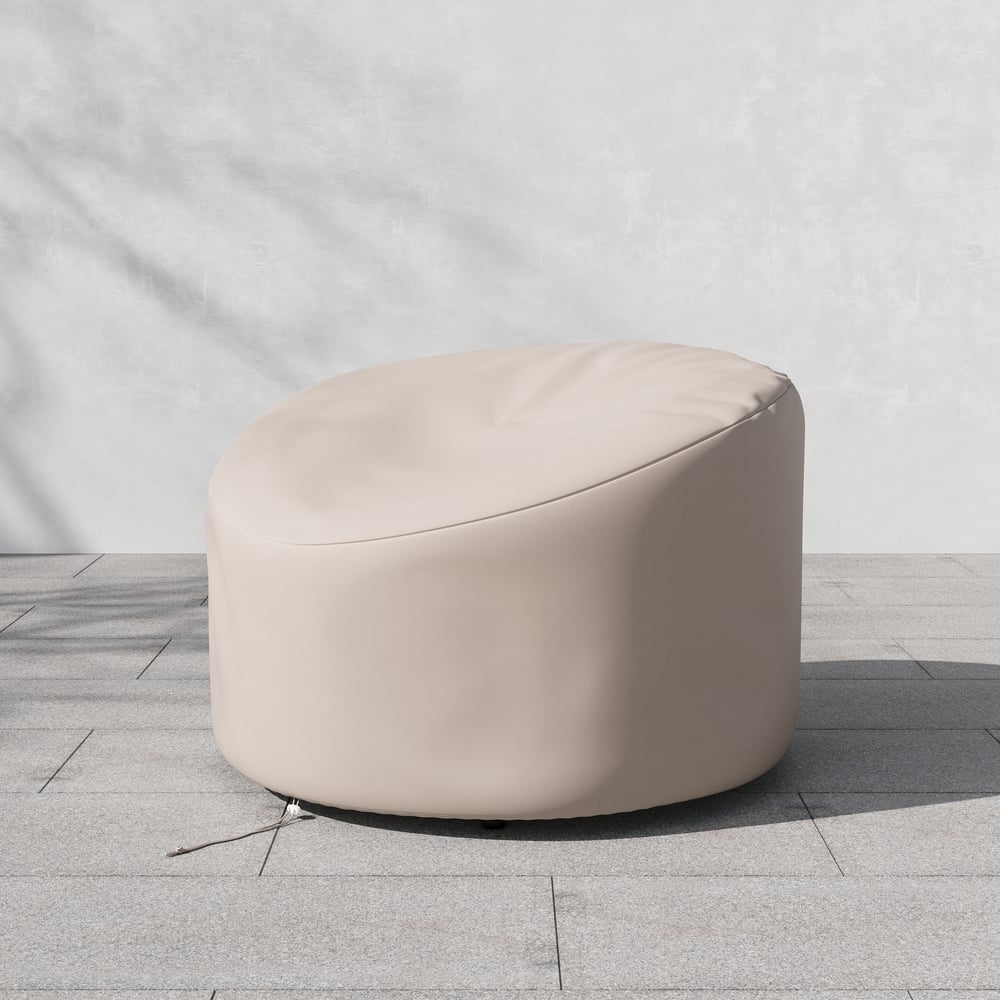 600D Tough Canvas Waterproof Outdoor Patio Furniture Covers in Beige window image