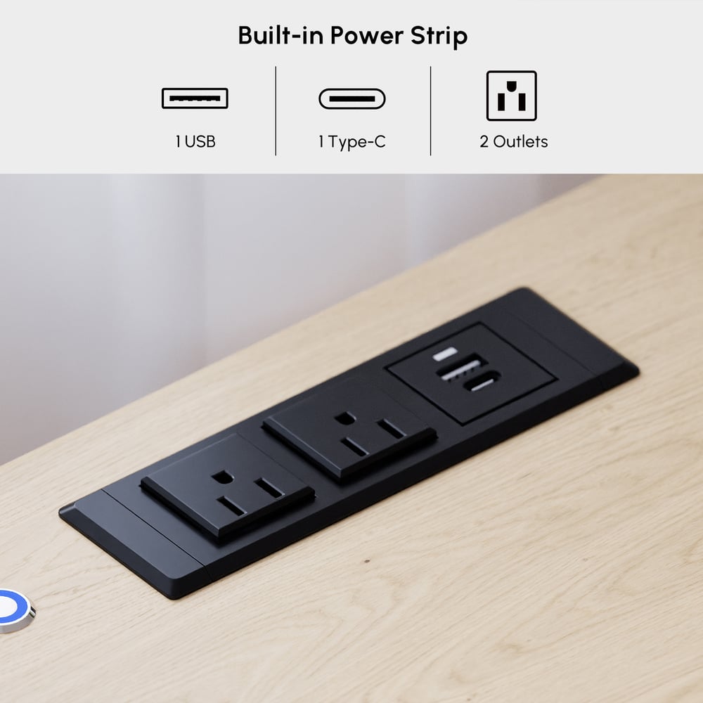 Conjunto de toucador de maquiagem inteligente Lumio 1200 mm, penteadeira retrátil com espelho e luzes Imagem da janela