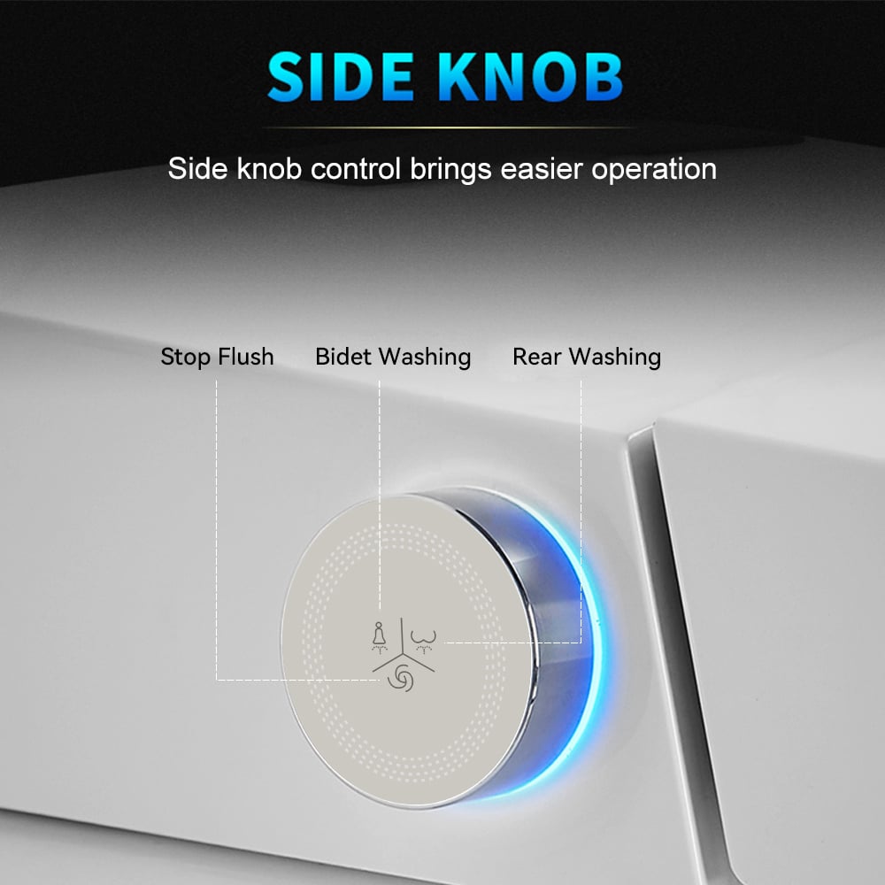 Hynova AX4 Smart Bidet Toilet with Foot Sensor Flushing 1.32 GPF window image