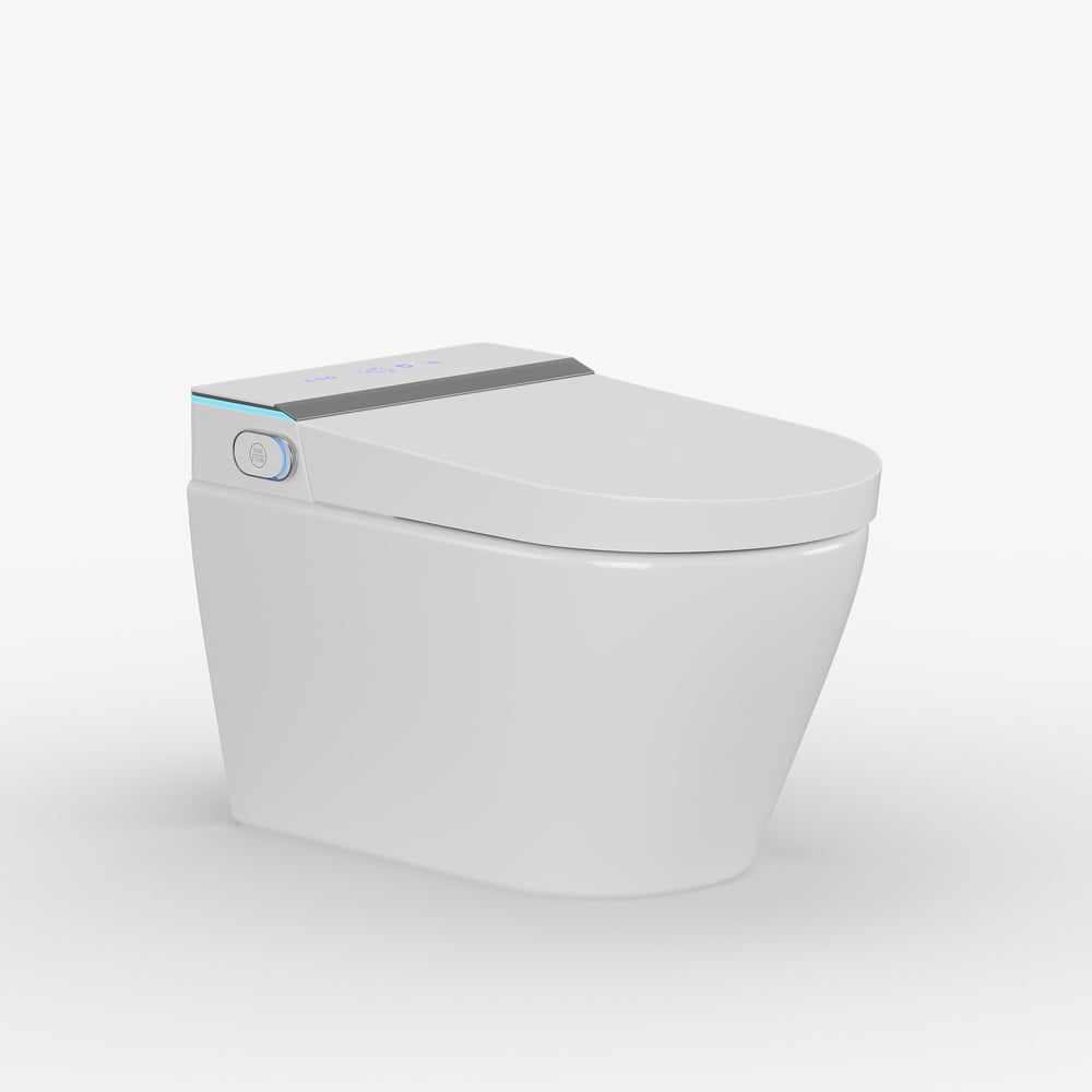 Intelligent Wall-mounted Shower Toilet with Full Function and Water Saving Efficiency window image