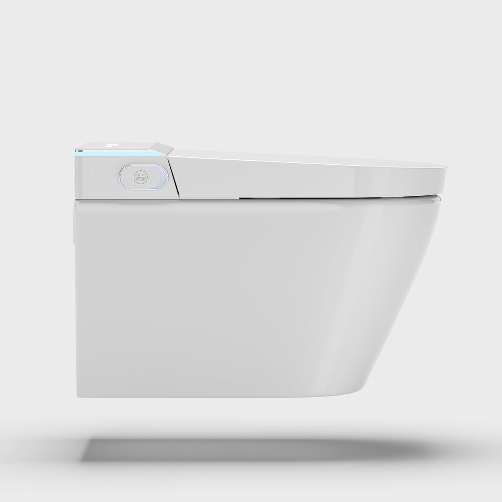 Intelligent Wall-mounted Shower Toilet with Full Function and Water Saving Efficiency window image