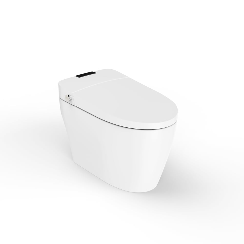 Hynova AX4 Smart Bidet Toilet with Foot Sensor Flushing 1.32 GPF window image