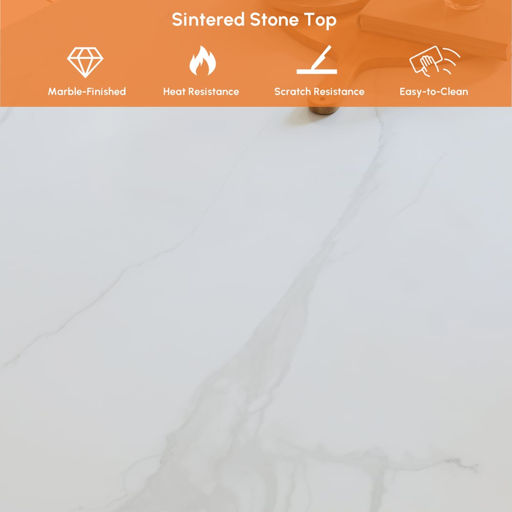 Îlots de cuisine de 1800 mm en pierre frittée blanche moderne avec armoire de rangement image de fenêtre