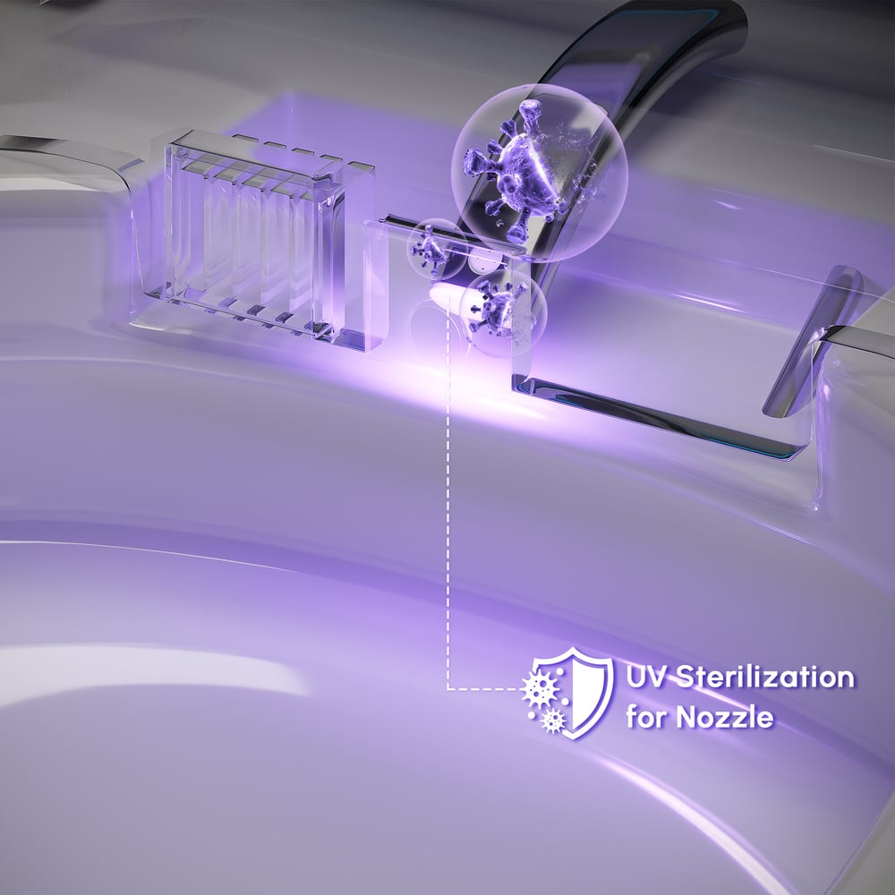 Intelligent Wall-mounted Shower Toilet with Full Function and Water Saving Efficiency window image