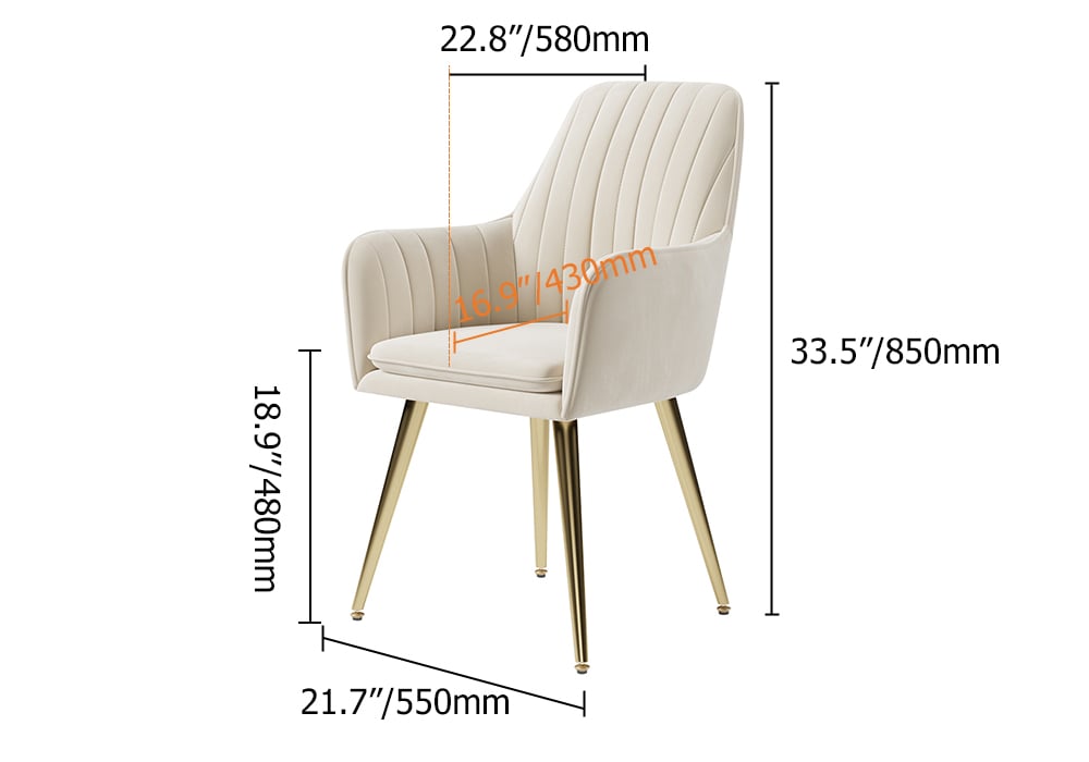 Modern 1600mm Rectangle Sintered Stone Dining Table with 4 Chairs in Gold weights dimensions image