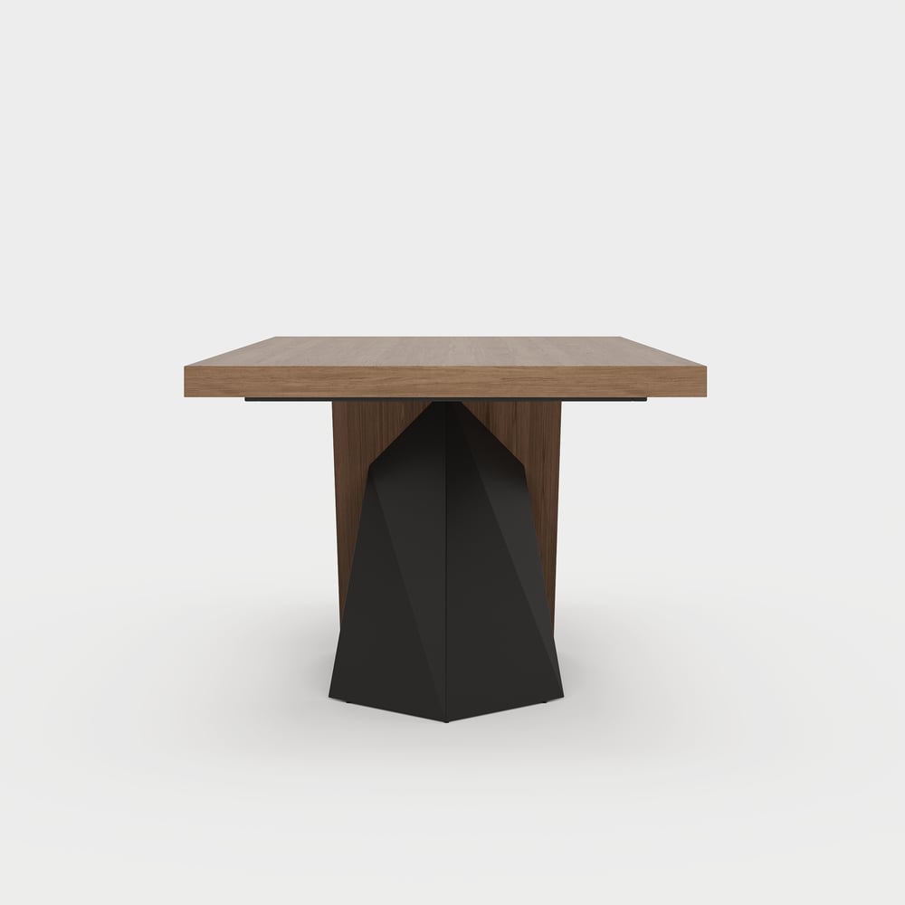 Farmhouse 200 - 240 cm Extendable Rectangular Walnut Dining Table, Seats 6–8 window image