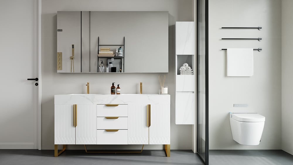 Intelligent Wall-mounted Shower Toilet with Full Function and Water Saving Efficiency window image