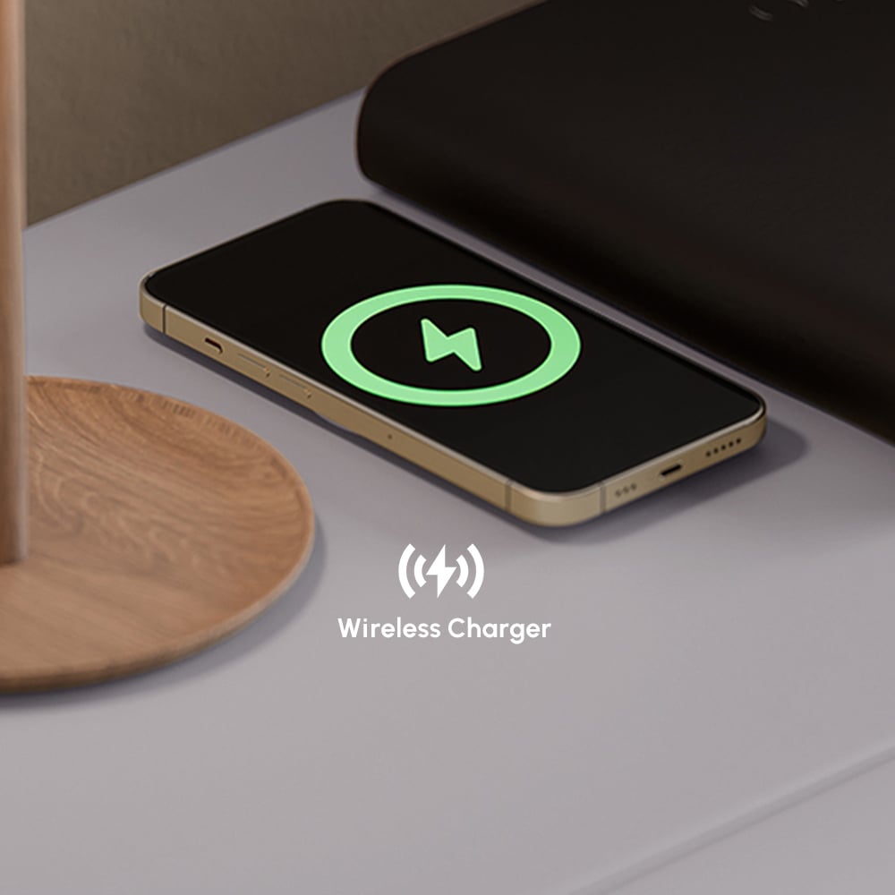 Humply Smart-Nachttisch aus Leder, schwimmend, mit Schublade Schaufensterbilder