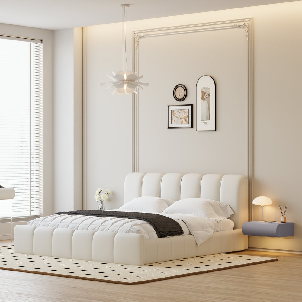 Humply Smart-Nachttisch aus Leder, schwimmend, mit Schublade Schaufensterbilder