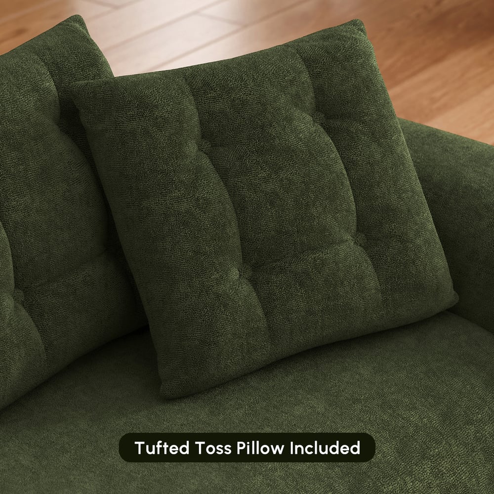 Canapé-lit Futon vert image de fenêtre