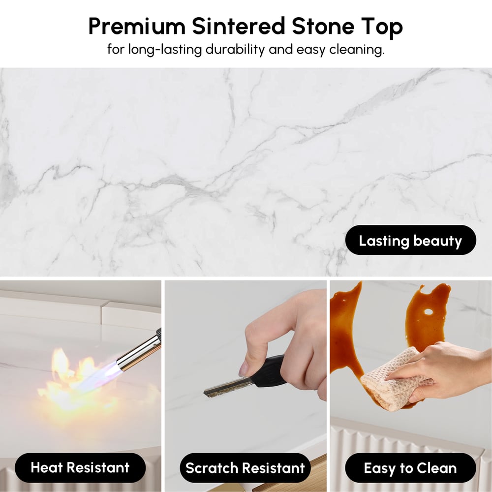 Palley moderner ovaler TV-Schrank mit Stauraum und Glastüren in Weiß, 200 cm Schaufensterbilder