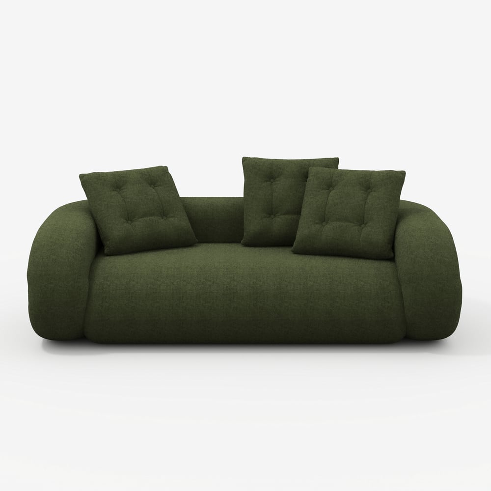 Canapé-lit Futon vert image de fenêtre