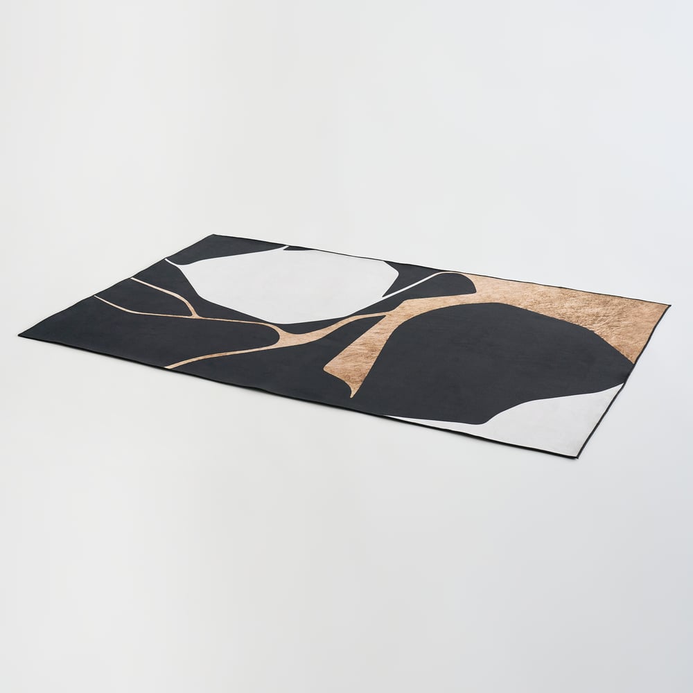 5' x 8' Area Rug Modern Abstract Living Room Rug Non Slip & Machine Washable window image