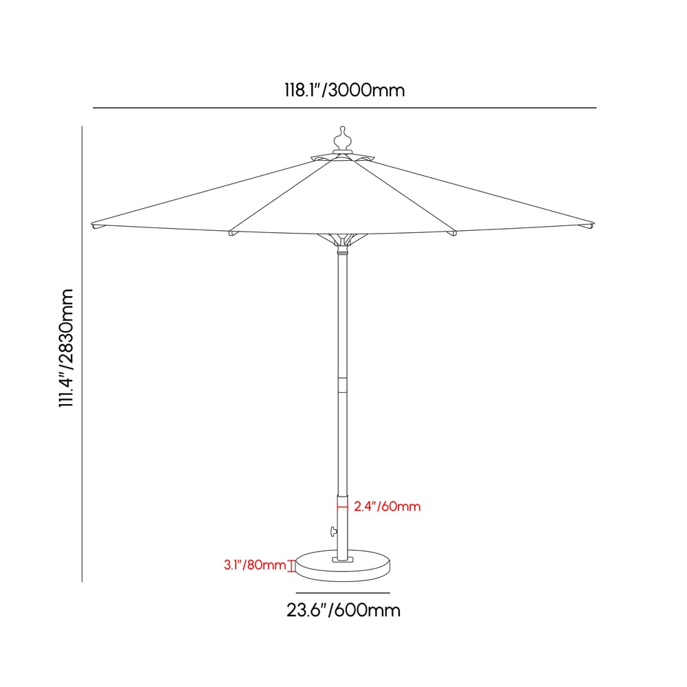 Juego de comedor rectangular de madera y aluminio para patio exterior de 10 piezas con sombrilla central pesos dimensiones imagen