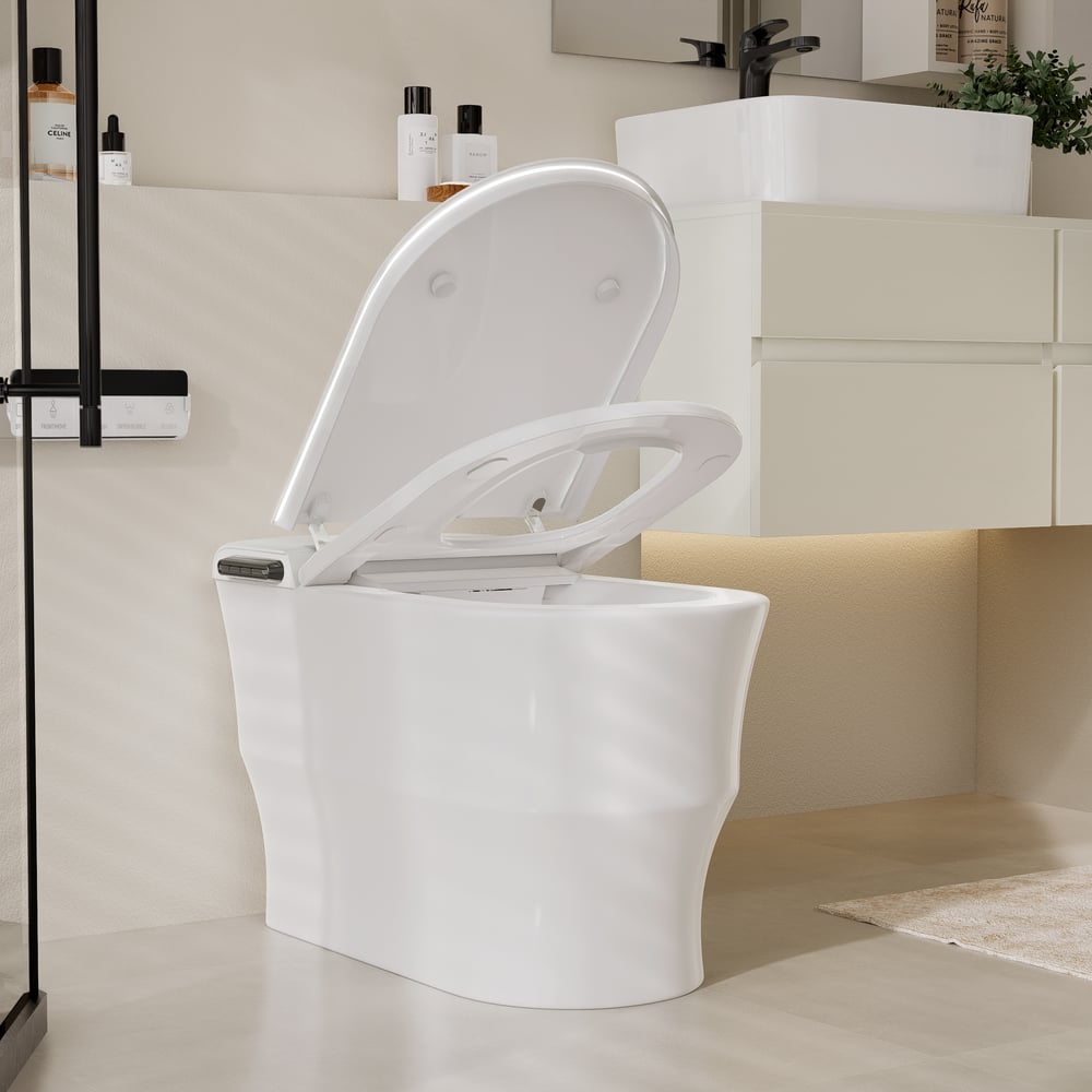 Inodoro automático inteligente Nexin con protector de espuma y aromaterapia imagen de ventana