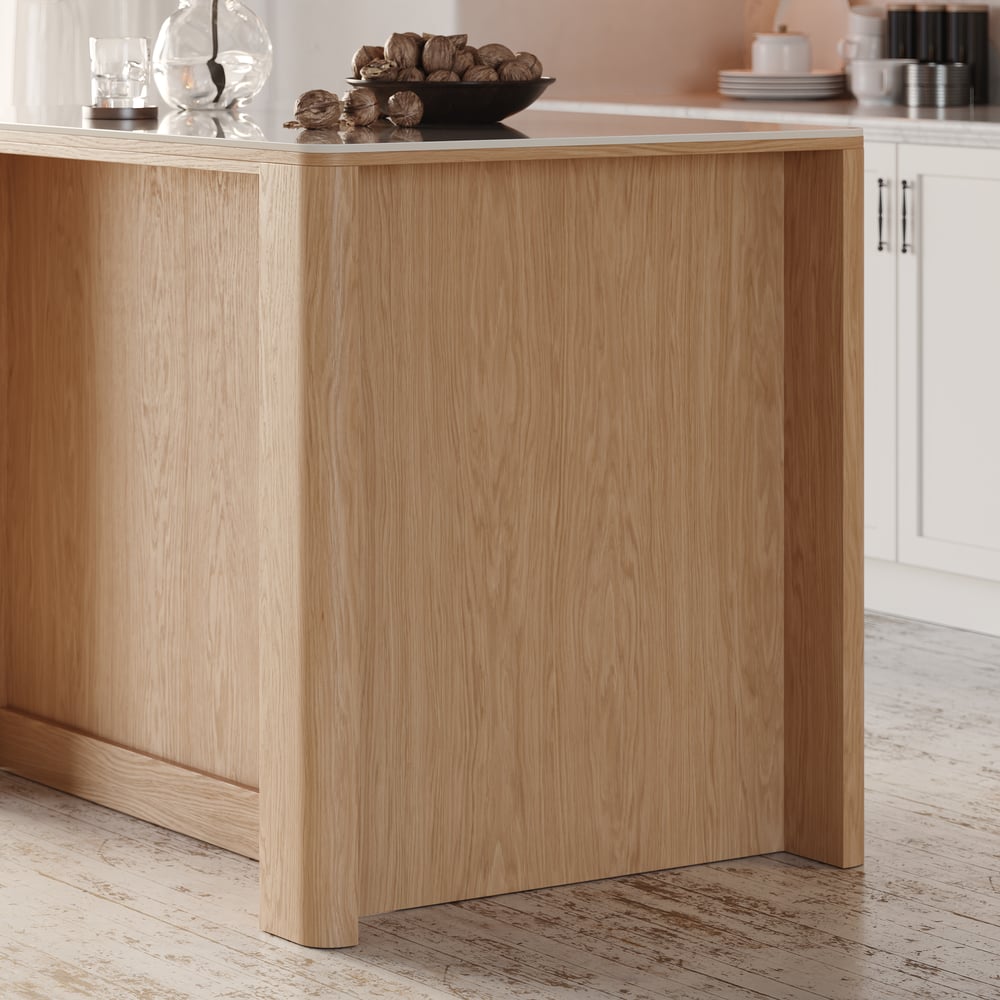 51" Sintered Stone Top Solid Wood Kitchen Island with Storage window image