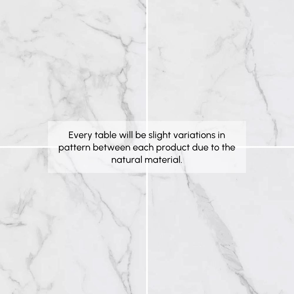 2000mm-2400mm Modern Extendable Sintered Stone Dining Table Seats 6-8 People window image