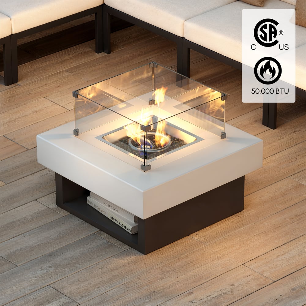 Questions and Answers for Square Smokeless Propane Outdoor Fire Pit (29.5" Width)