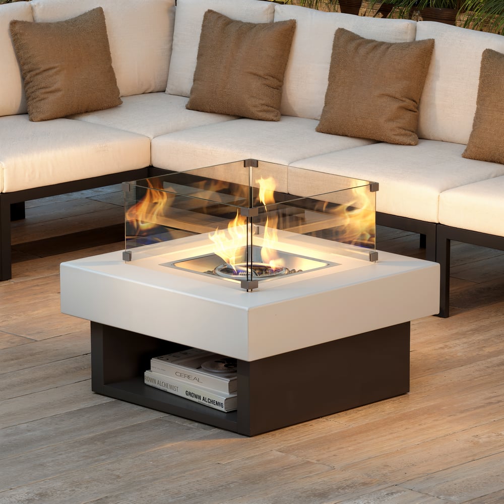 Avis Clients sur Foyer extérieur carré au propane sans fumée (largeur 750 mm)