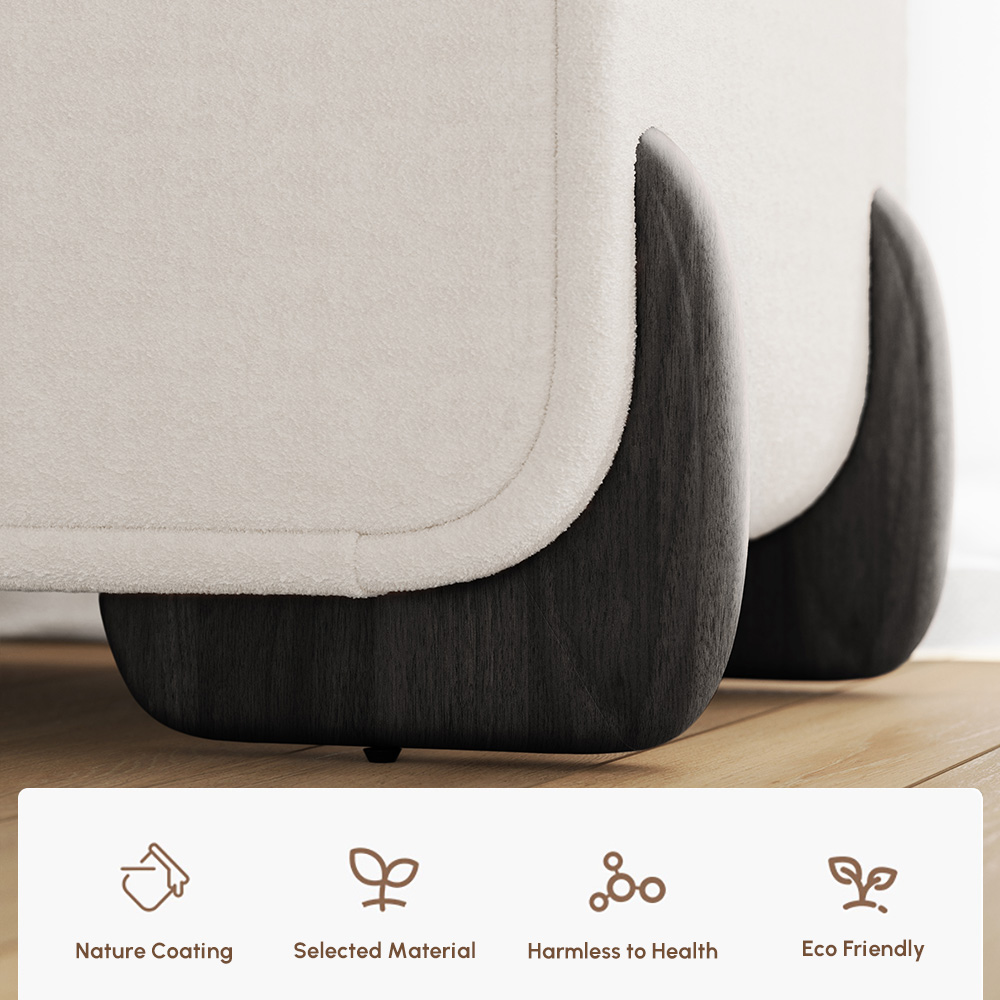 Cómoda inteligente Curva de 63 pulgadas, blanca, con 6 cajones imagen de ventana