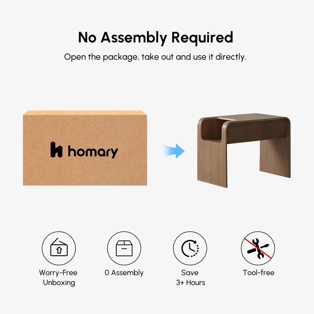 Modern 24" Walnut Multi-Purpose End Table with Magazine Rack window image