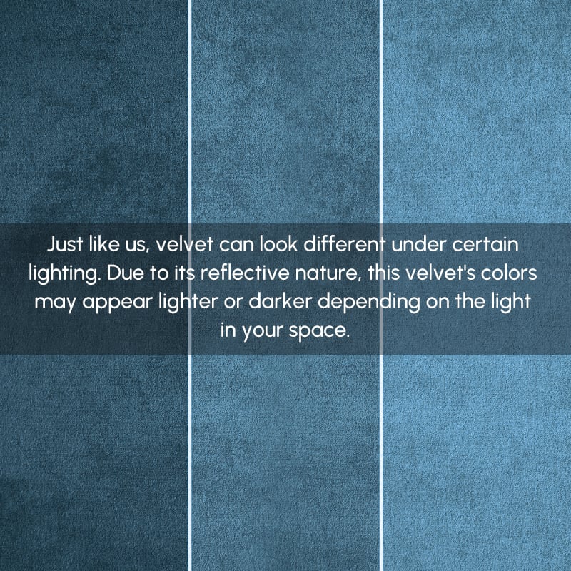 Modern Blue Velvet Dining Chair with Upholstered, 2 Piece window image