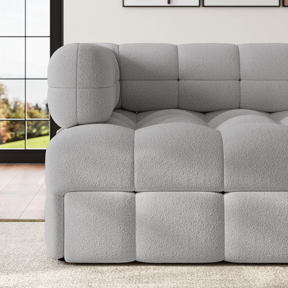 Canapé-lit convertible en boucle de 1670 mm, canapé convertible, 2 places image de fenêtre