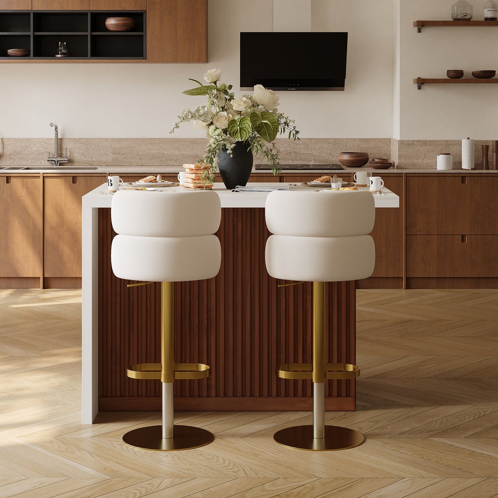 Modern 50" Matte Sintered Stone Kitchen Island with Storage, Walnut window image