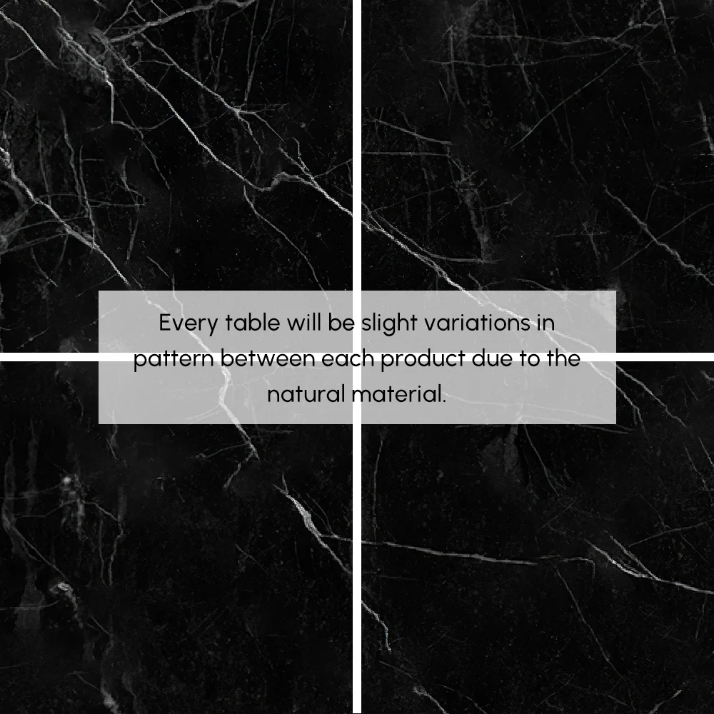 Table d'appoint rectangulaire en forme de C en pierre frittée, finition dorée, 650 mm image de fenêtre