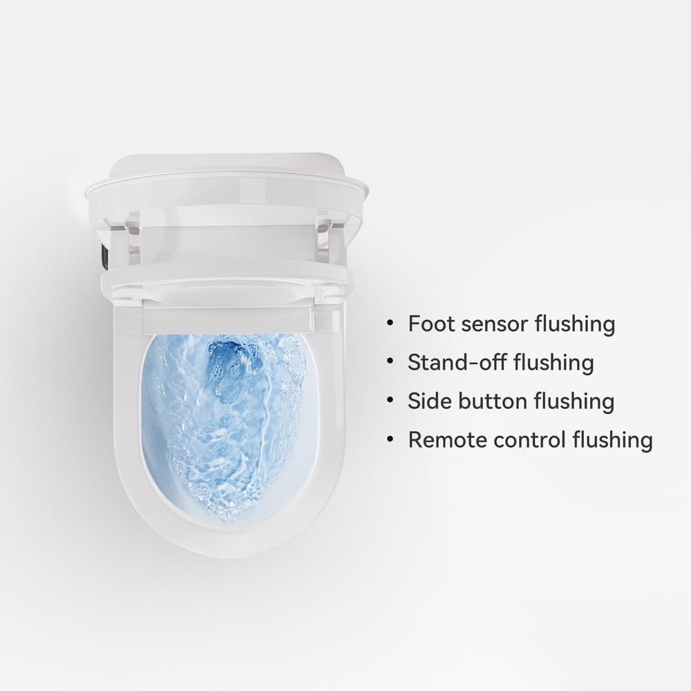 Hynova AX7 Automatic Smart Bidet Toilet with built-in water tank|  Night Light window image