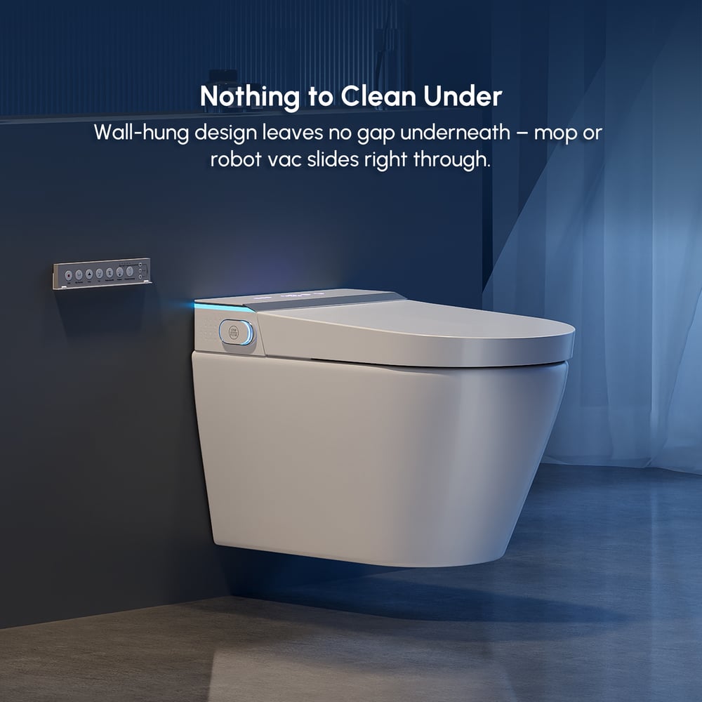 Airloo Smart Bidet Toilet with Built-in Tank, UV Sterilisation and Foam Shield, Dual Flush 4.2 L/flush / 6.1 L/flush window image