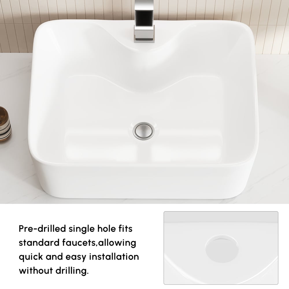 Modena mobile bagno sospeso singolo da 100 cm con lavabo e piano in pietra sinterizzata Immagine della finestra