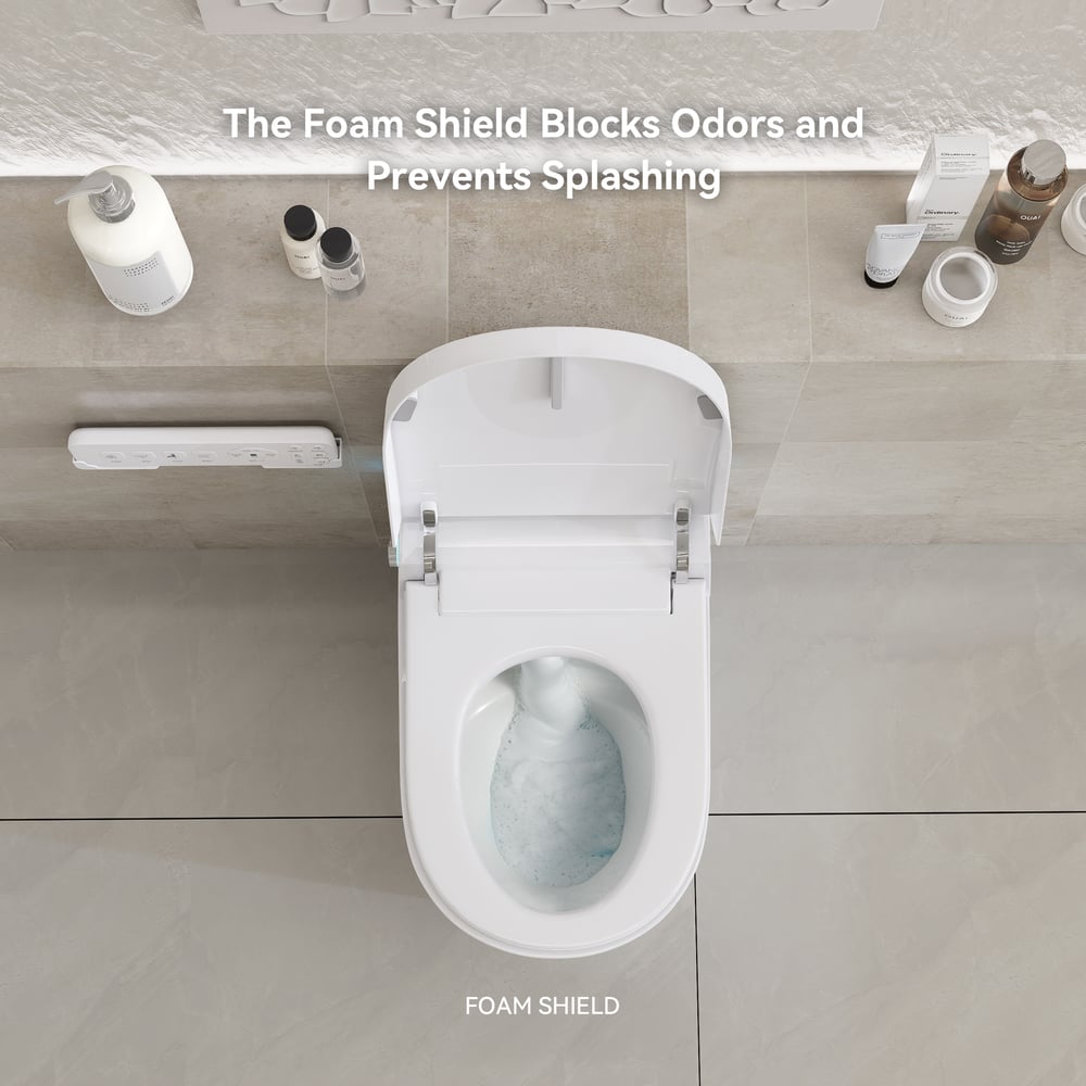 Wc bidet Fitro H2 Pro Compact Smart con coperchio ad apertura/chiusura automatica, serbatoio integrato Immagine della finestra