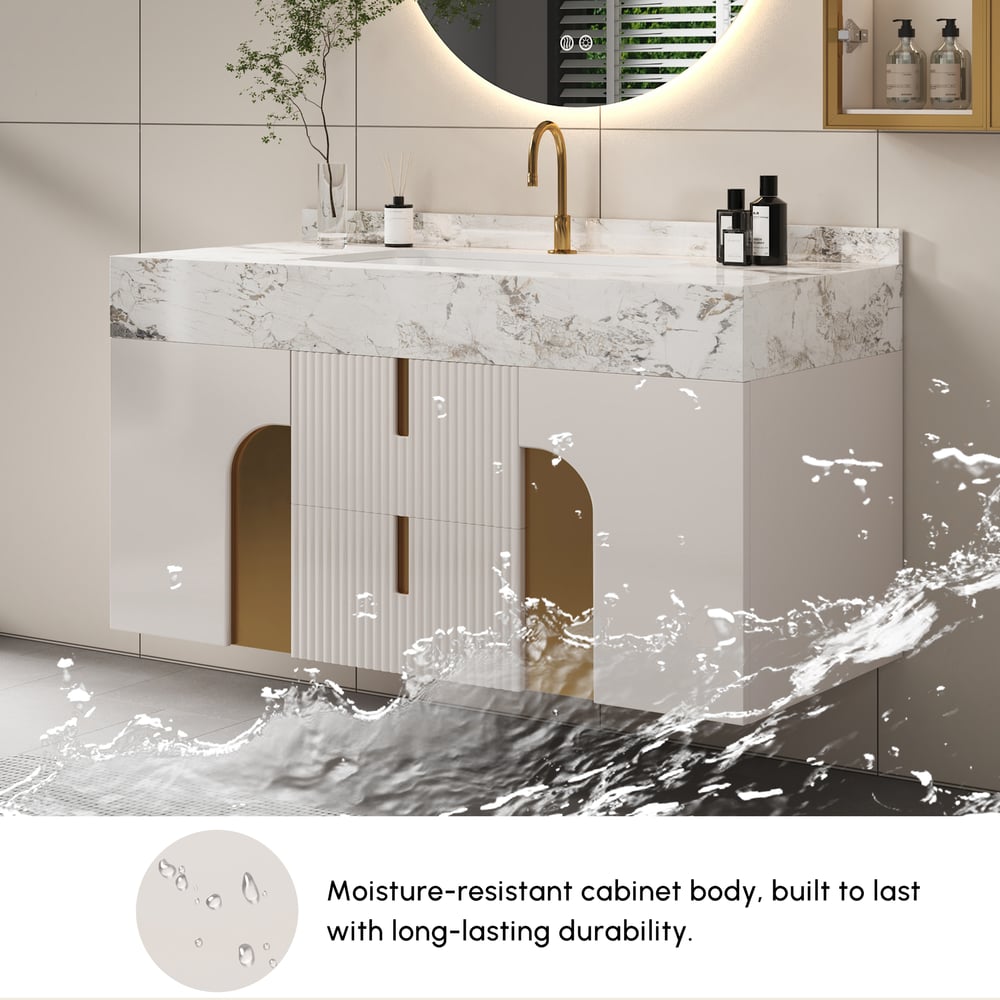 Artis 36" Single Bathroom Vanity & 59" Bathroom Storage Cabinet Set window image