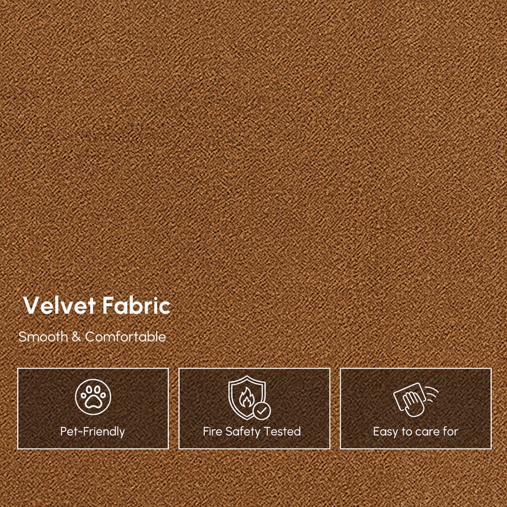 307 cm 2-Seater Performance Velvet Power Convertible Sofabed window image