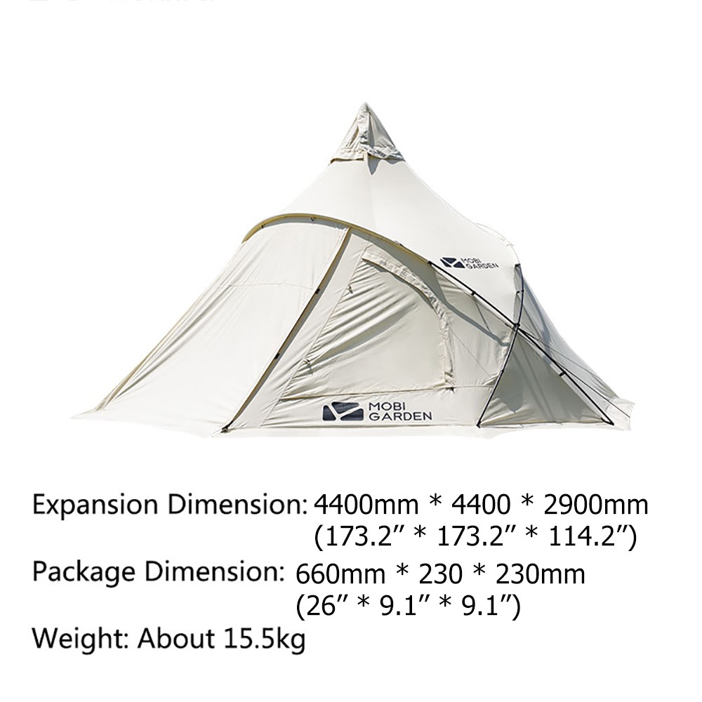 Era 290 Tente de camping extérieur pour 8 personnes avec abri imperméable TC Pu2ooOomm image de fenêtre