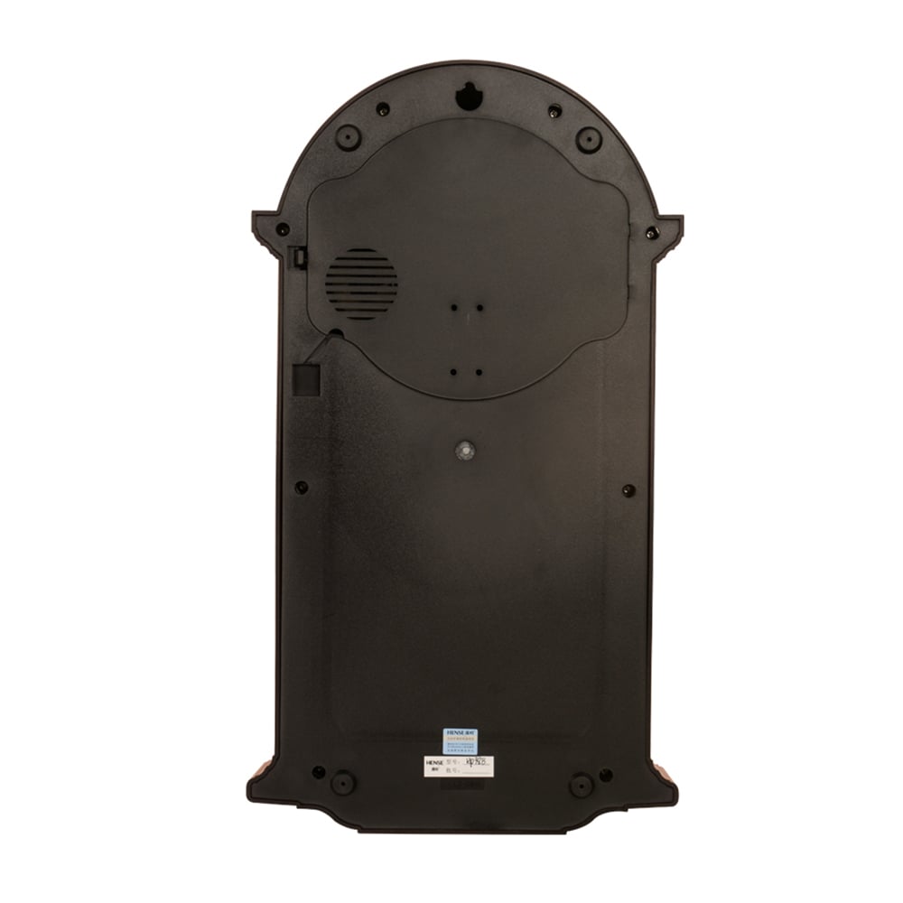 Nordic Retro Door-Shape Fashion Wall Clock with Golden Pendulum window image