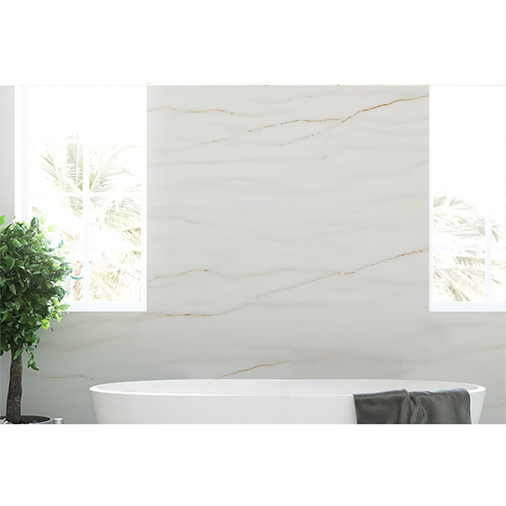 Morden Marble Pattern in Light Grey 450mmW x 10000mmL Peel and Stick Wallpaper window image