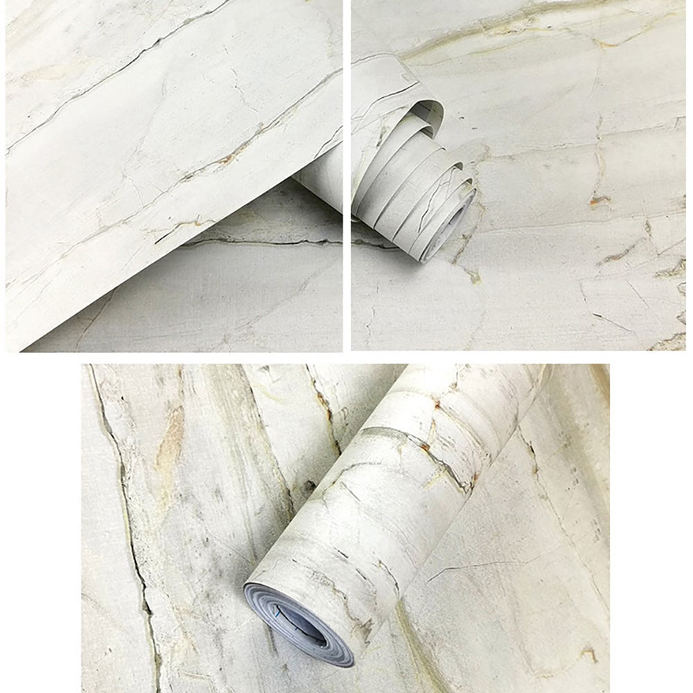 Morden Marble Pattern in Light Grey 450mmW x 10000mmL Peel and Stick Wallpaper window image