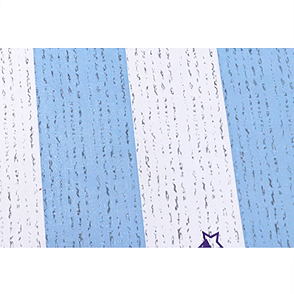 Modern Stripes Pattern in Blue&White 17.7″W x 32.81′L Peel and Stick Wallpaper window image