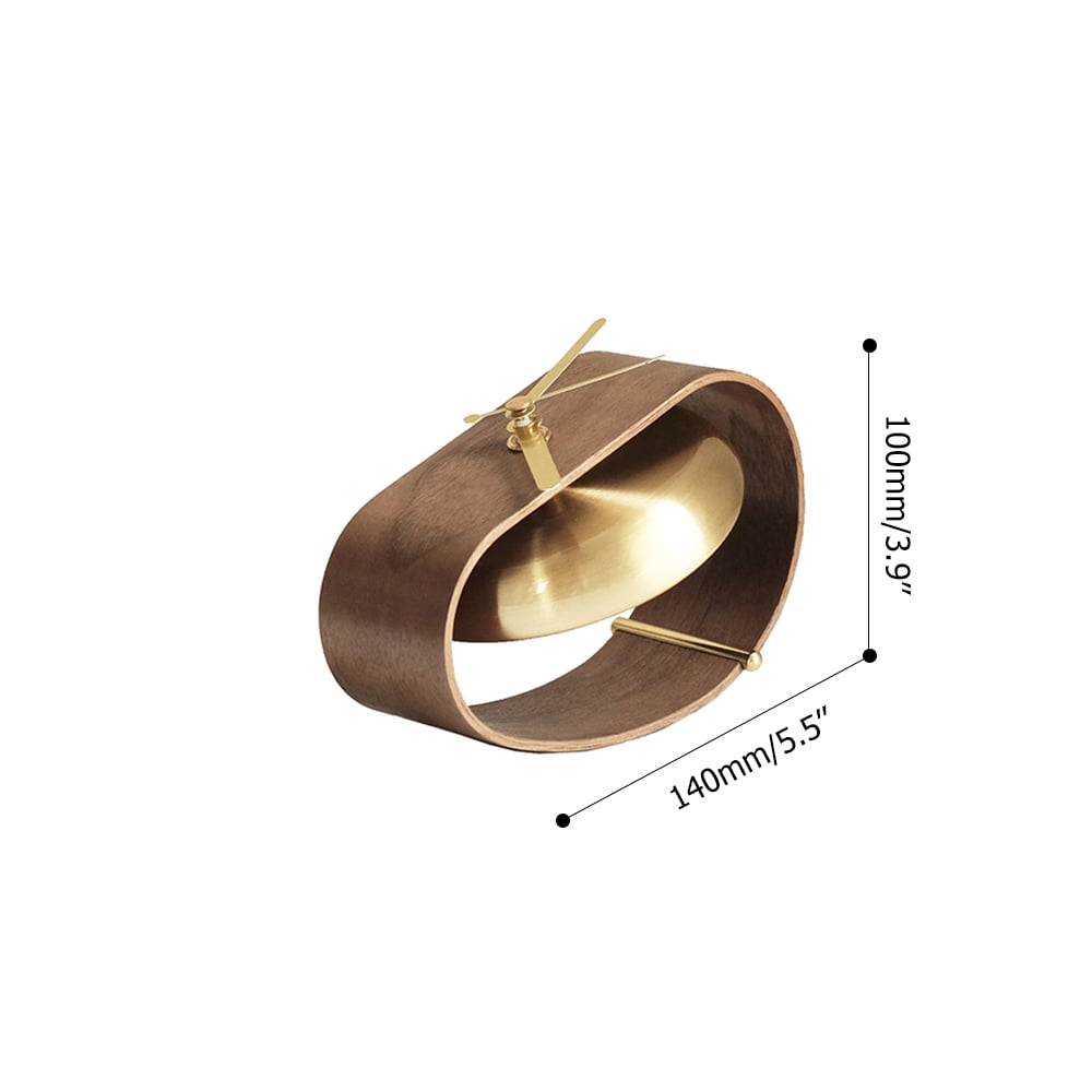 Horloge de table silencieuse en forme de chaise à bascule image de fenêtre