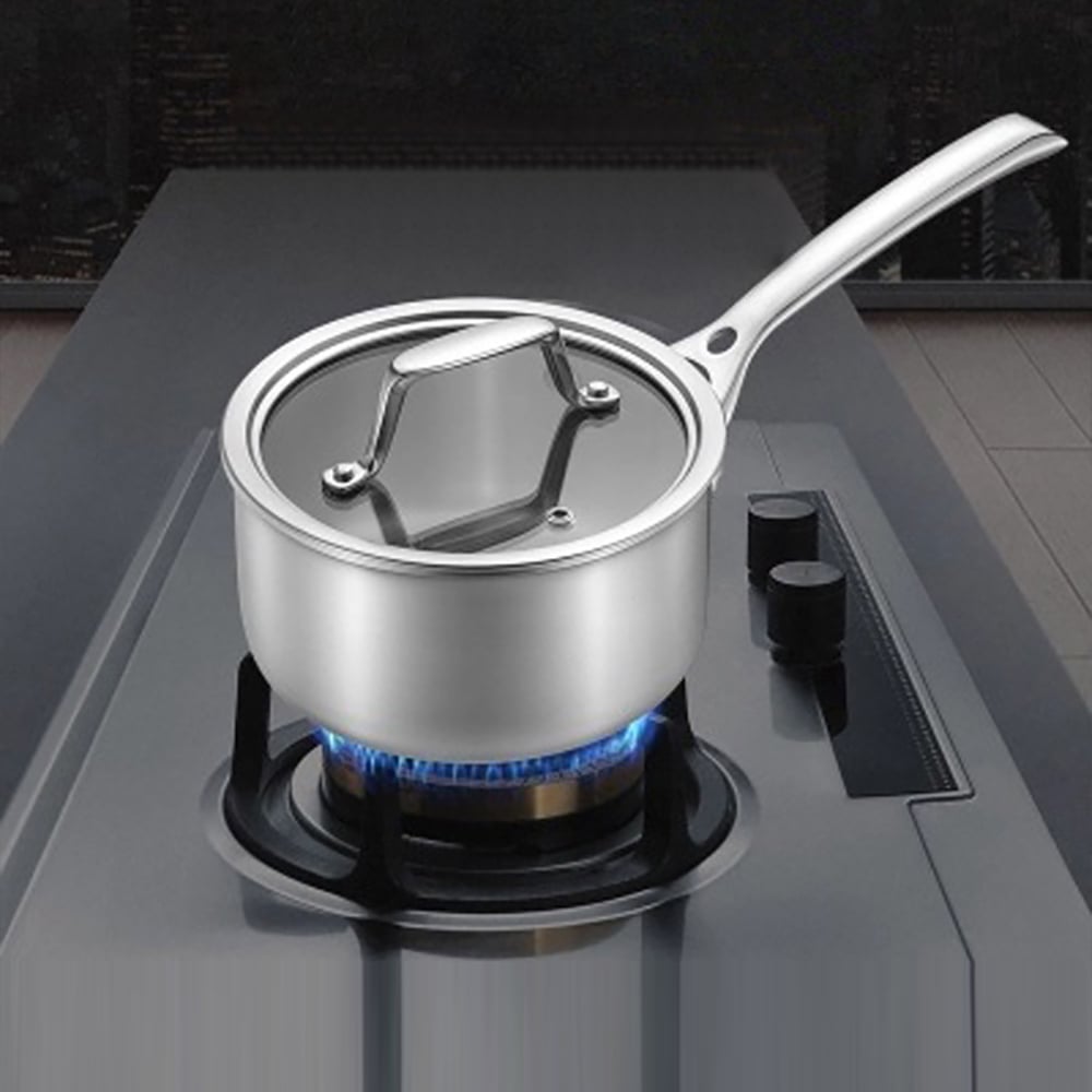 3-ply Stainless Steel Saucepan with Lid window image